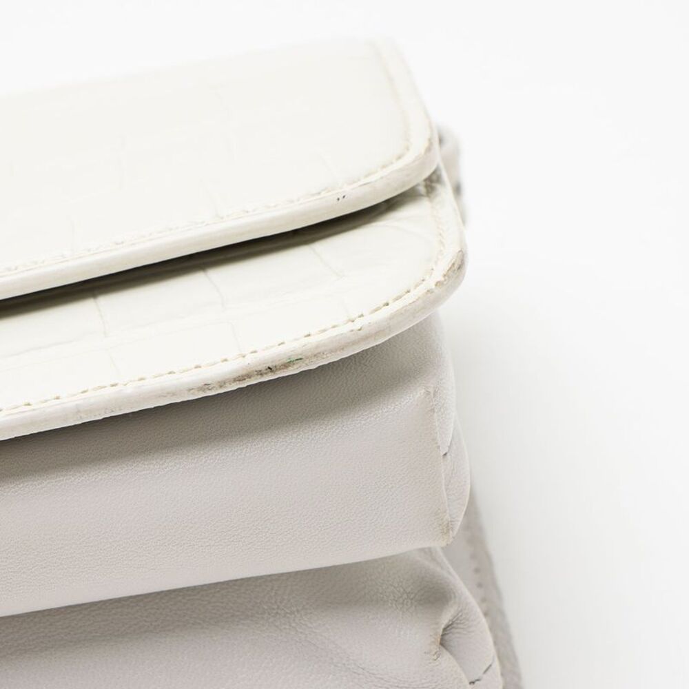 Balenciaga Croc Embossed Leather Small B Bag - Picture 10 of 10